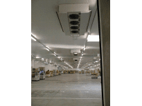 FRUIT AND VEGETABLE STOCK WAREHOUSE - Lyon - France.HDI dual discharge industrial unit coolers